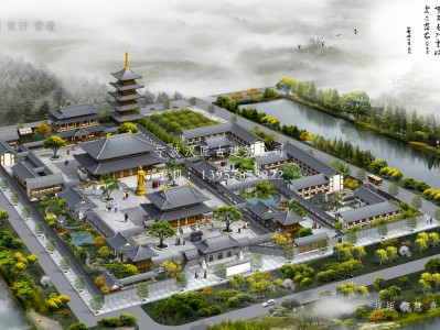 兰溪寺庙建筑总体规划方案
